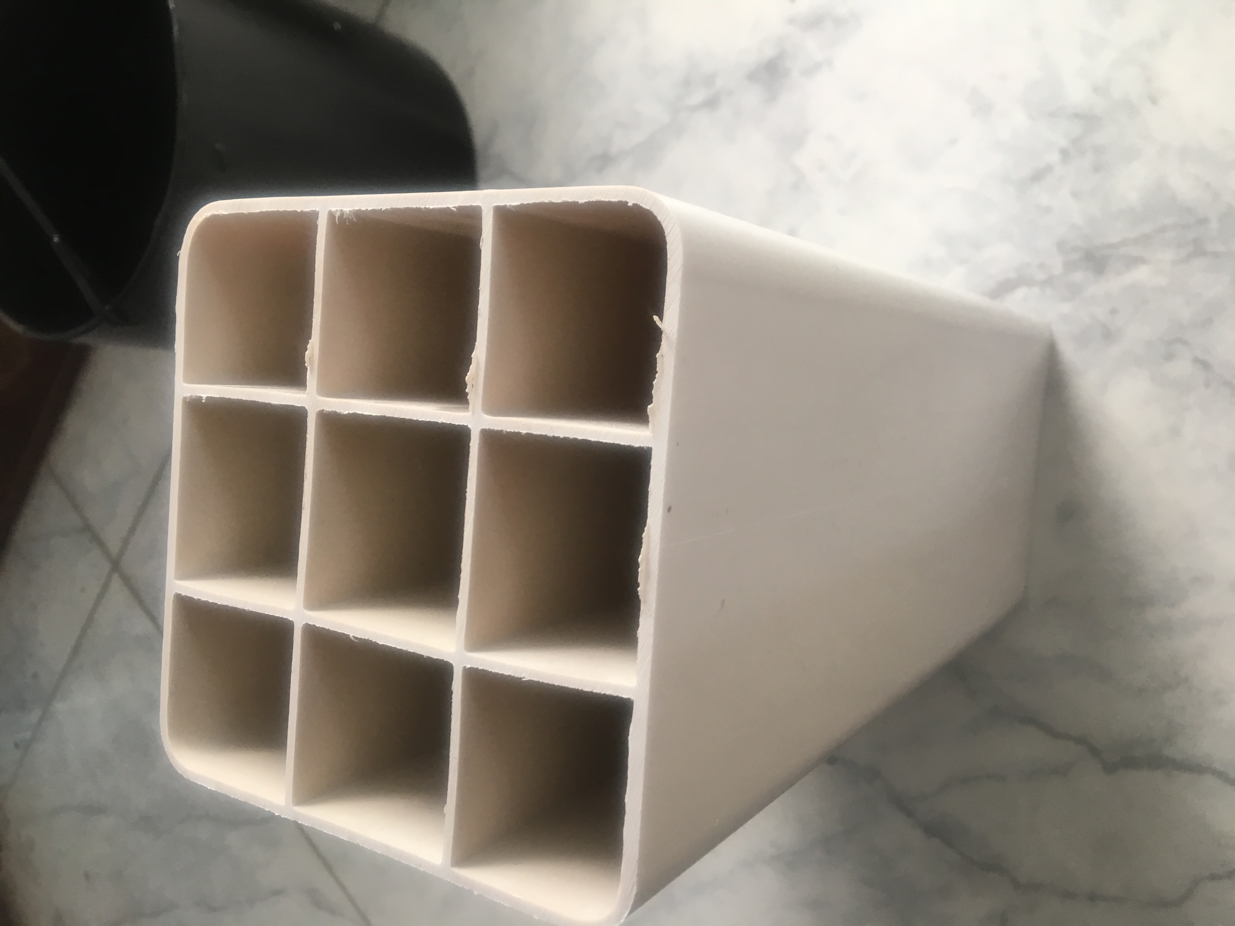 批發(fā)107九孔格柵管－pvc九孔格格柵管廠家－九孔格柵管