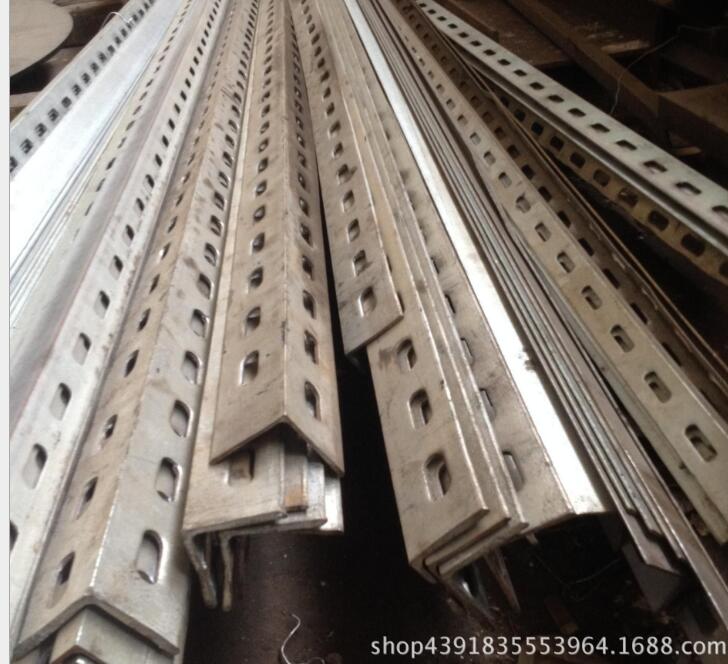 4#鍍鋅角鐵 貨架三角鋼廠家 一支起銷(xiāo)售可帶加工沖孔物流全國(guó)