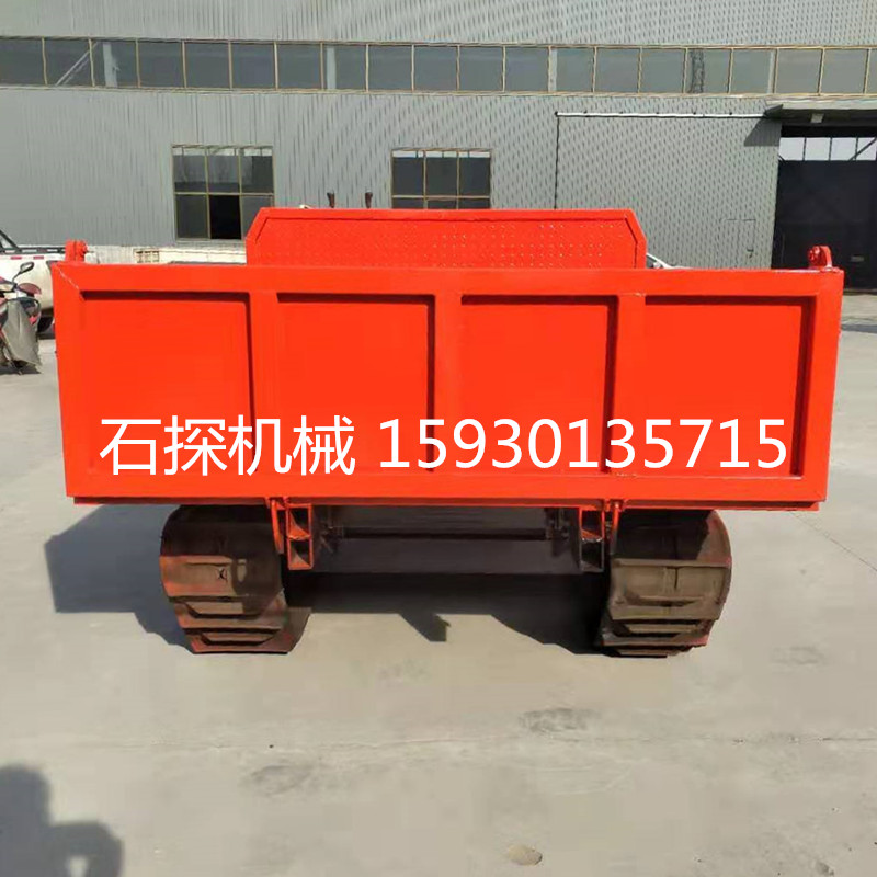 3T履帶運輸車廠家直銷 全地形自卸翻斗運輸車  小型工程農(nóng)用爬坡搬運車