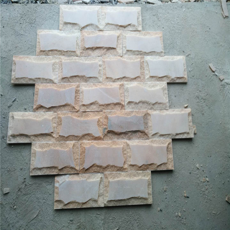 紅色內(nèi)墻文化石 別墅斧劈石面包石廠家供應(yīng)