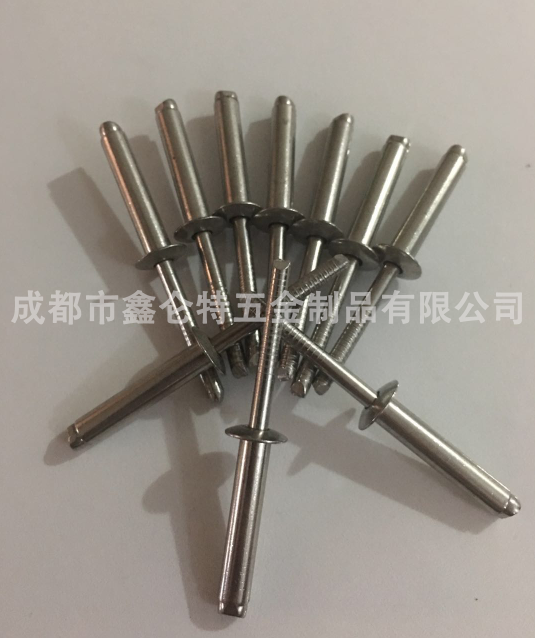 供應(yīng)大量不銹鋼抽芯鉚釘6.4系列開口型封閉型圓頭拉釘