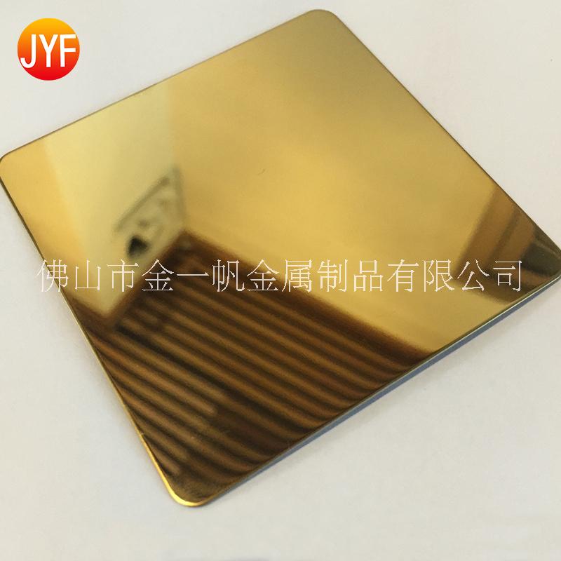 佛山不銹鋼鈦金鏡面板  廠家直銷不銹鋼鈦金鏡面板定制