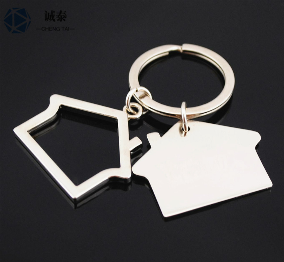 房子鑰匙圈定制房子周年慶禮品上海鑰匙扣生產(chǎn)