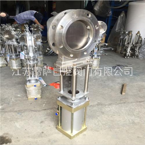 PZ673H-16P氣動(dòng)不銹鋼刀型閘閥 PZ673H氣動(dòng)不銹鋼刀型閘閥