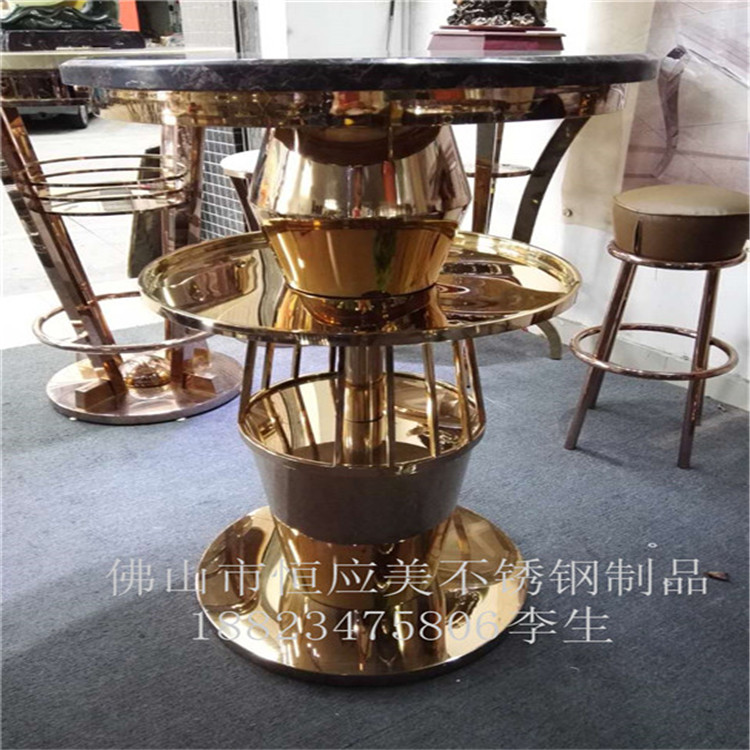 創(chuàng)意時(shí)尚不銹鋼花瓶?商場(chǎng)酒店擺設(shè) 臺(tái)面不銹鋼花盆