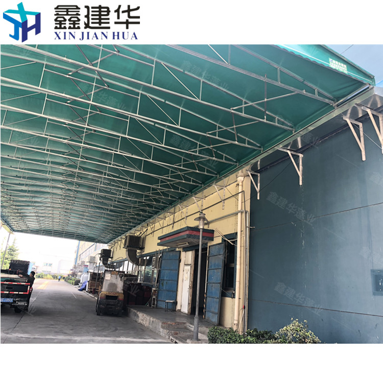 青島定制電動懸空推拉棚戶外伸縮帳篷哪家好