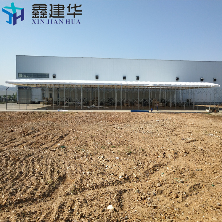 青島工業(yè)大型推拉棚定制廠家_移動戶外電動遮陽蓬_鑫建華品牌