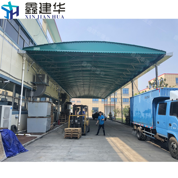 青島定制電動懸空推拉棚戶外伸縮帳篷哪家好