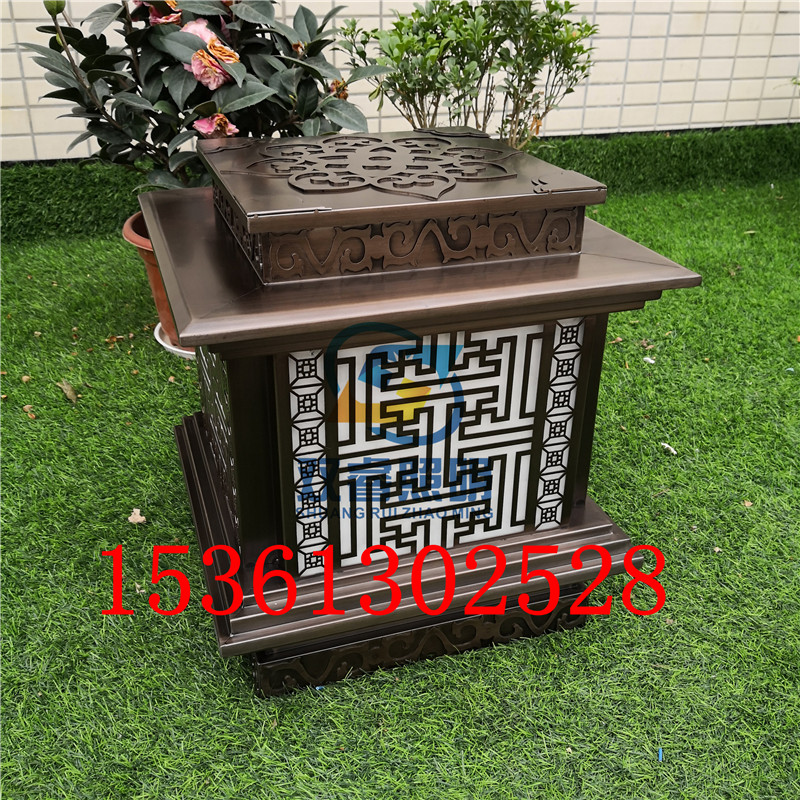 歐式戶外落地?zé)籼厣孔釉煨土⒅鶡綦婂冎^燈廣場(chǎng)公園石柱燈定做