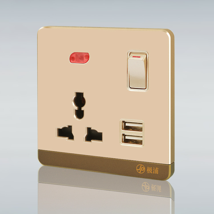 安微墻壁開關(guān)插座廠家安微蘋果金外貿(mào)墻壁開關(guān)插座介紹/外貿(mào)開關(guān)插座價格行情走勢