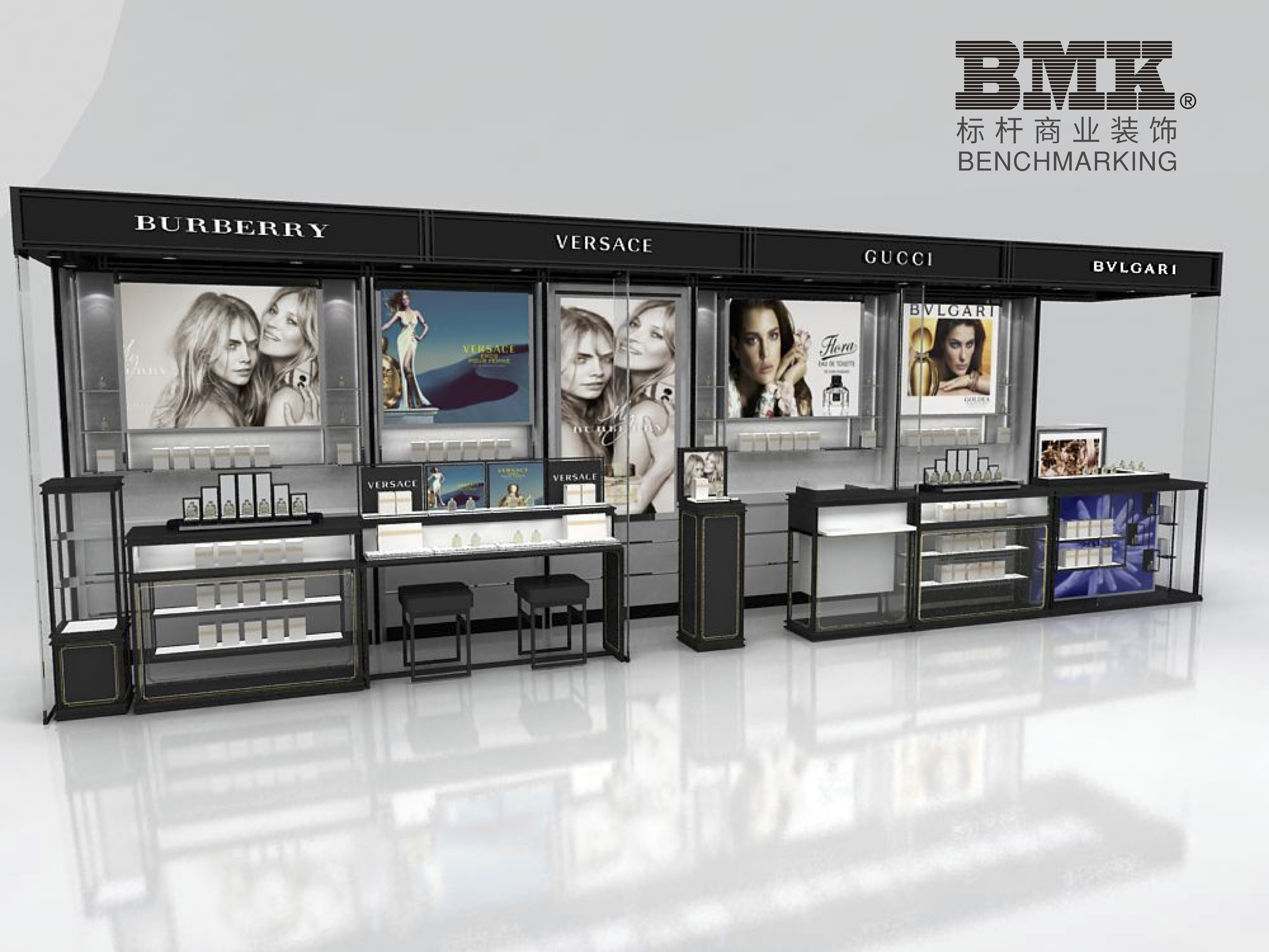 南京香水展柜_香水定制展示柜_香水展柜設(shè)計制作_南京*展覽