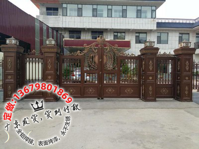 阿詩凡盾鋁藝大門中式現(xiàn)代風格