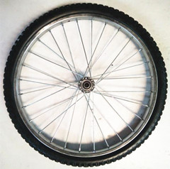 萱德24寸實(shí)心發(fā)泡鋼圈輪子 工具車 馬車 拖車