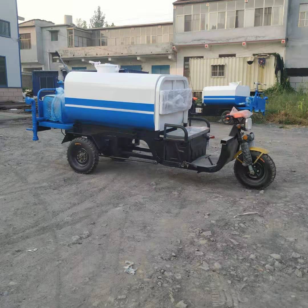 電動三輪灑水車 工地小型抑塵噴灑車電動三輪灑水車報價  電動工程三輪灑水車
