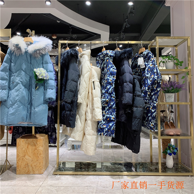 北京*品牌羽芮中長款羽絨服品牌折扣女裝庫存尾貨特賣場(chǎng)貨源