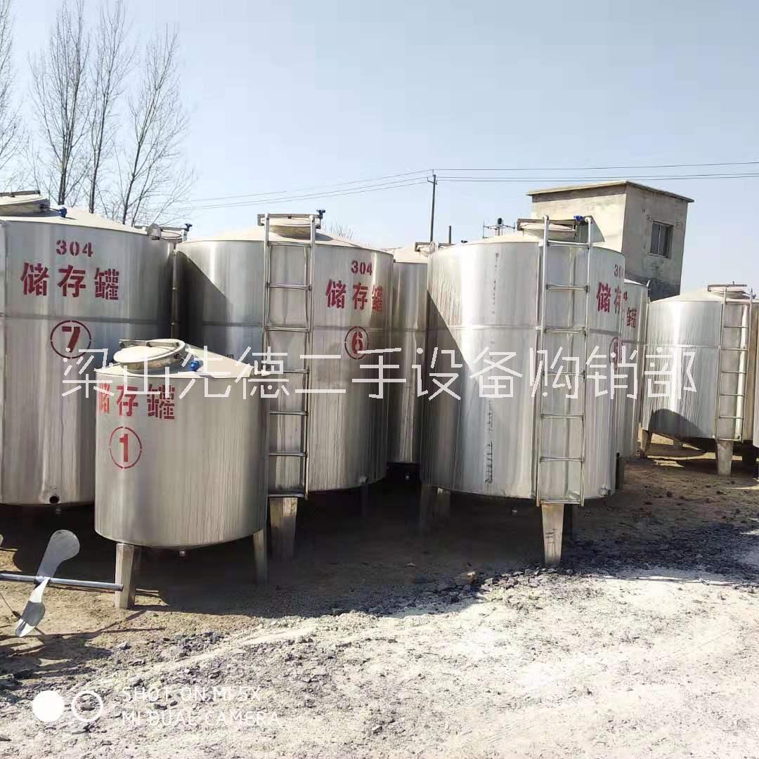 出售二手不銹鋼攪拌罐  60-120立方不銹鋼發(fā)酵罐
