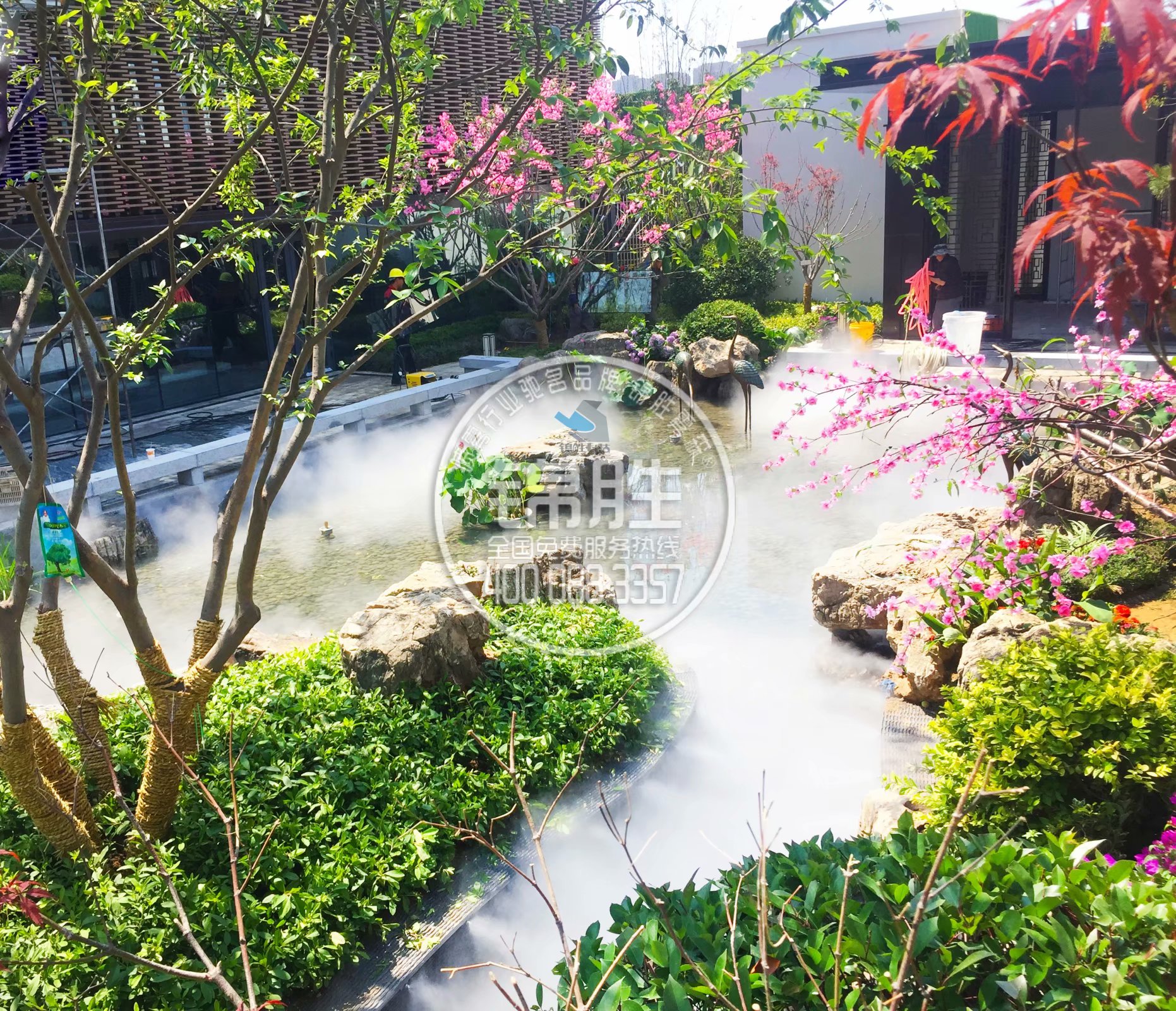 景觀造霧裝置 霧森系統(tǒng)主機 西安錦勝霧森造景設(shè)備廠家