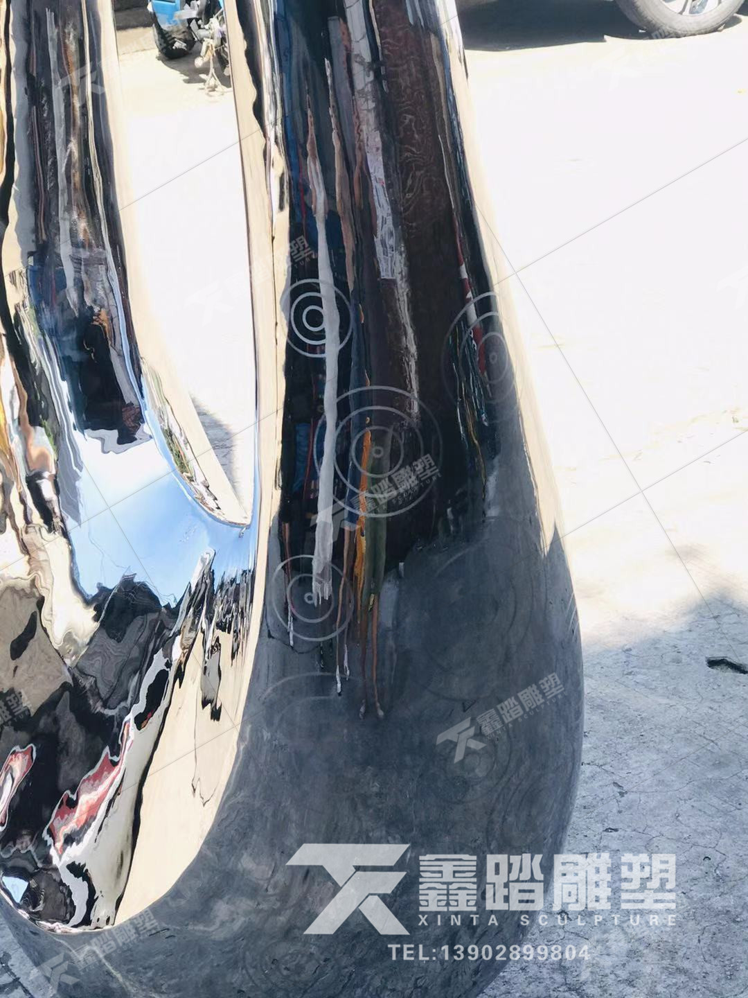 不銹鋼鏡面抽象天鵝雕塑  園林景觀不銹鋼大型天鵝雕塑定做