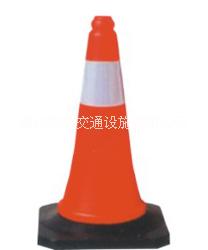 濰坊PE橡膠底座路錐警示錐防撞錐