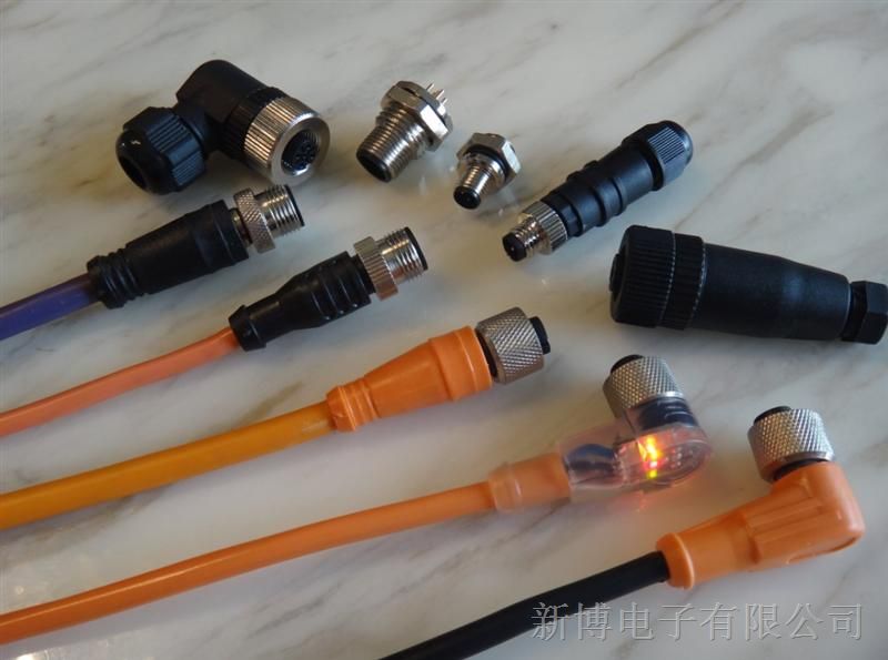 溫州新博M12連接線連接器