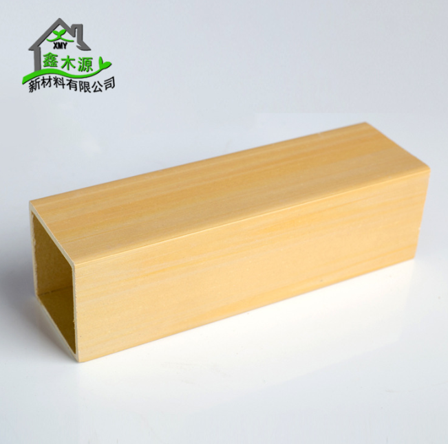 廠家直銷生態(tài)木方通 室內(nèi)裝修新型裝飾材料PVC木塑50*50方木