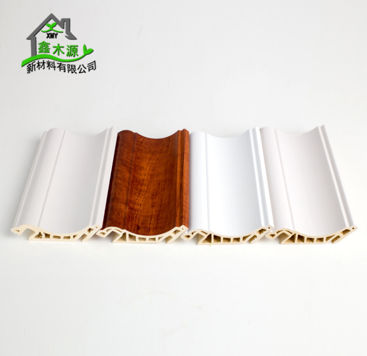 廠家直銷生態(tài)木PVC頂角線 新型裝飾材料室內(nèi)裝飾線條100頂角線