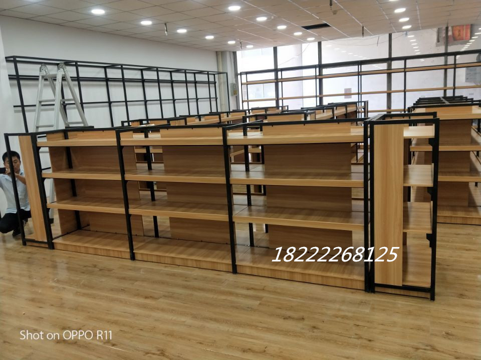 天津倉儲貨架鋼木結(jié)合超市貨架供應(yīng)定做直銷