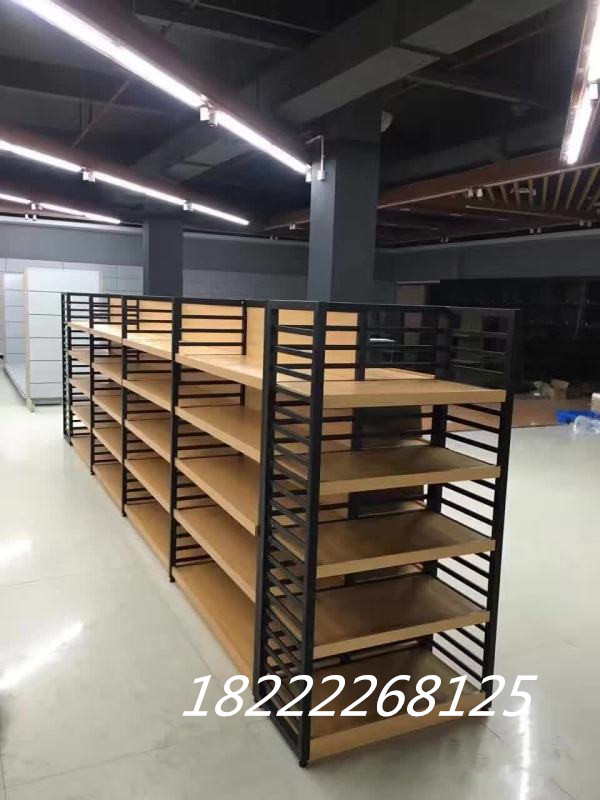 天津倉儲貨架鋼木結(jié)合超市貨架供應(yīng)定做直銷