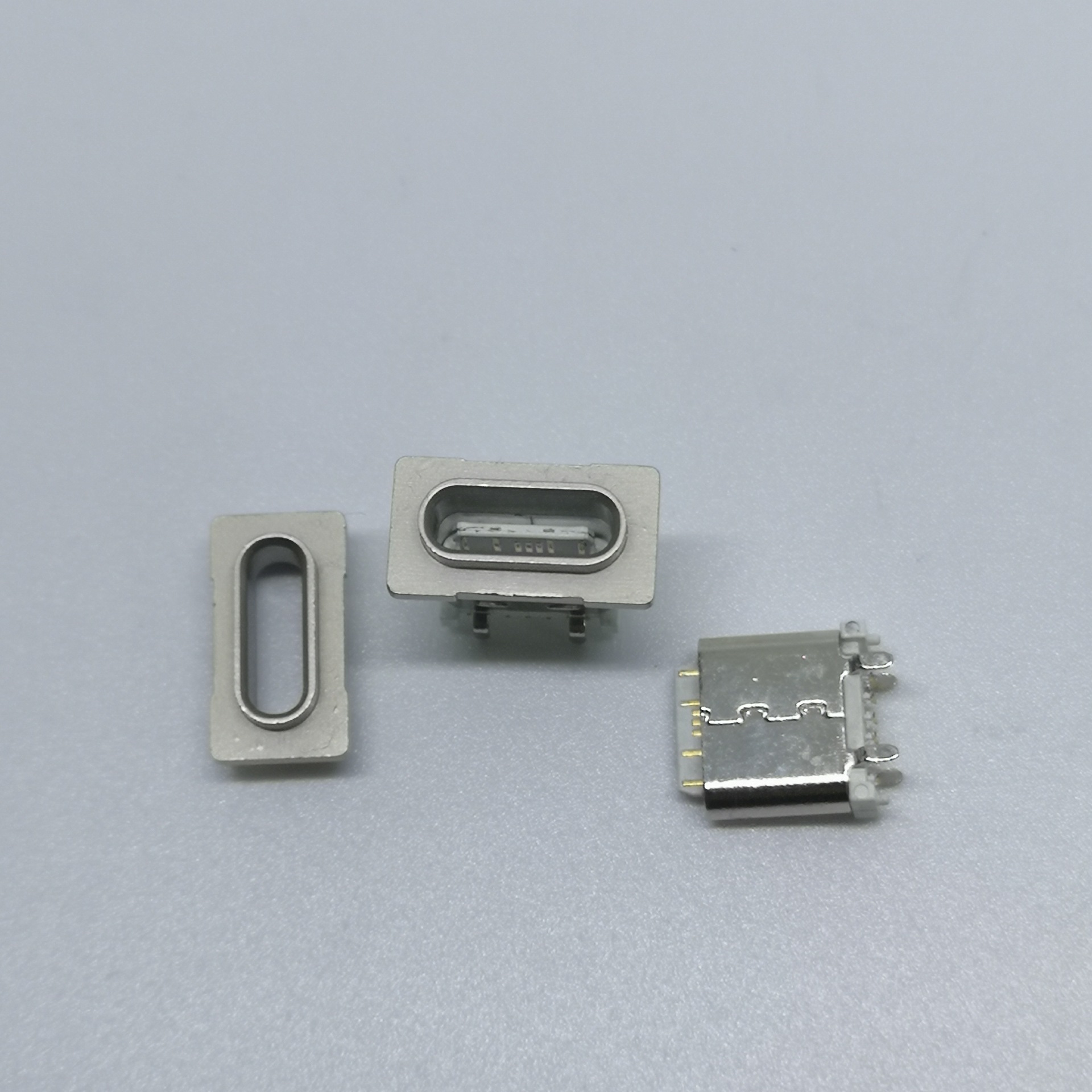Type-c母座14P直立式，Type-c母座14P直立式價格，Type-c母座14P直立式報價，雙貼片護(hù)套*罩露膠芯