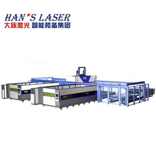 大族激光FMS激光切割柔性生產(chǎn)線-可全自動化生產(chǎn)、智能化生產(chǎn)管理-節(jié)約時間與人力的激光切割機