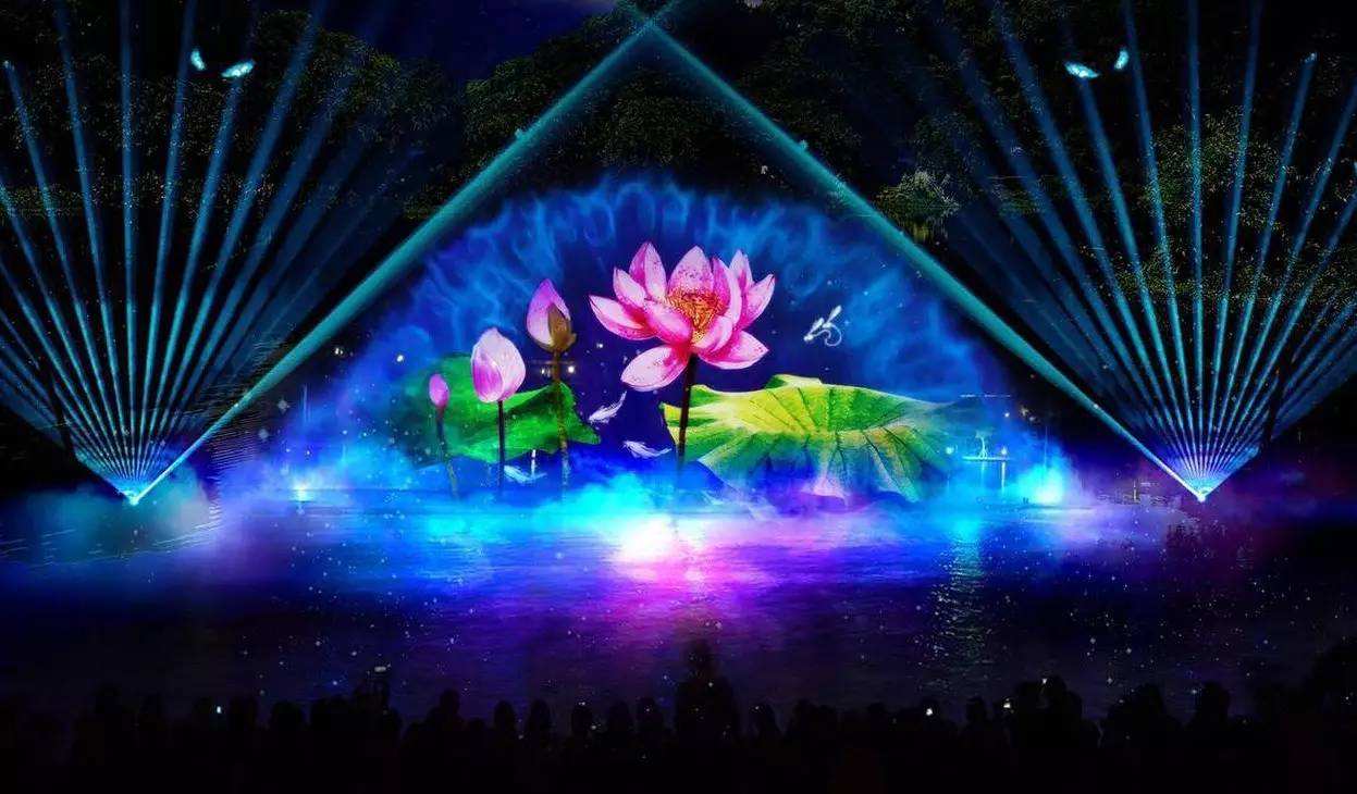 大型水幕激光秀設計丶水幕激光秀表