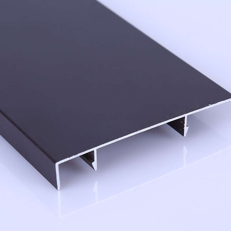 廠家直銷鋁合金踢腳線墻貼裝飾客廳瓷磚北歐美式黑白色踢腳線金屬10cm8cm