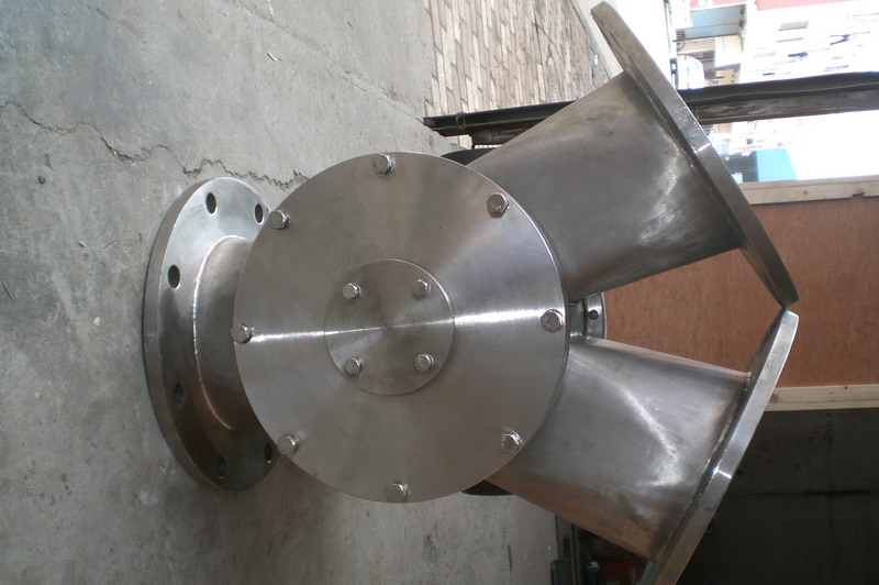 不銹鋼粉體電動三通換向閥/分路器廠家