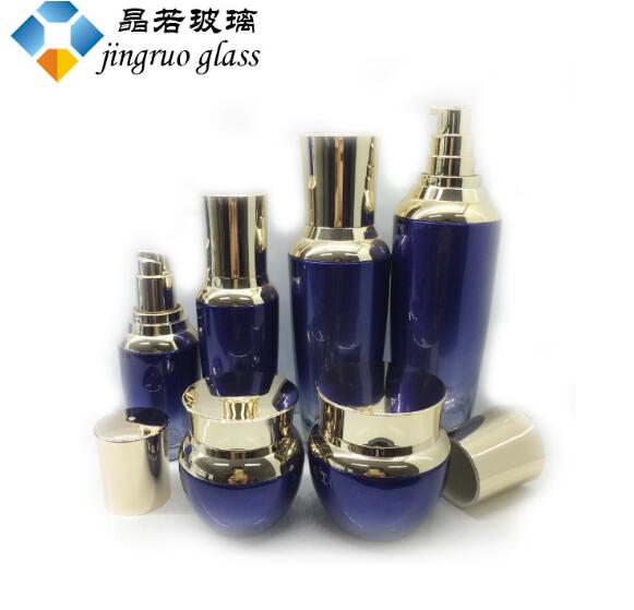 現(xiàn)貨供應(yīng)：化妝品玻璃瓶 30毫升乳液瓶 100ml透明爽膚水