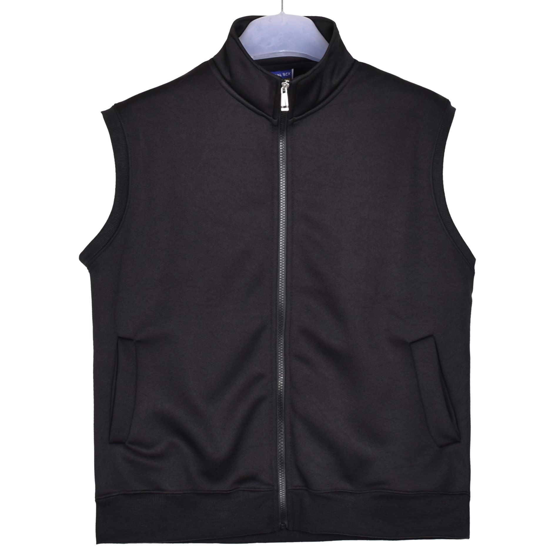 冬季立領(lǐng)加絨馬甲 純色大紅色馬甲 可印刷LOGO 廣告馬夾定制