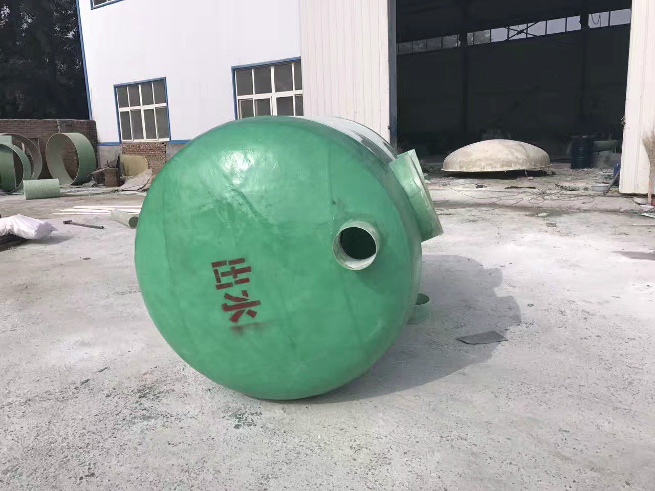 30立方米 玻璃鋼化糞池30噸玻璃鋼隔油池