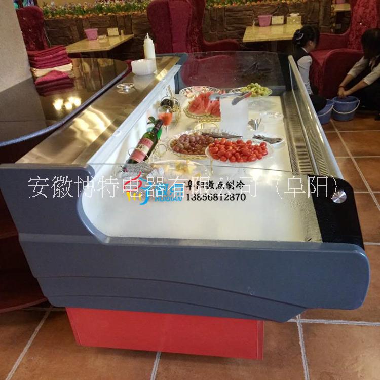 供應(yīng)黃岡超市肉類食品保鮮柜麻辣香鍋菜品展示柜風(fēng)冷鮮肉柜