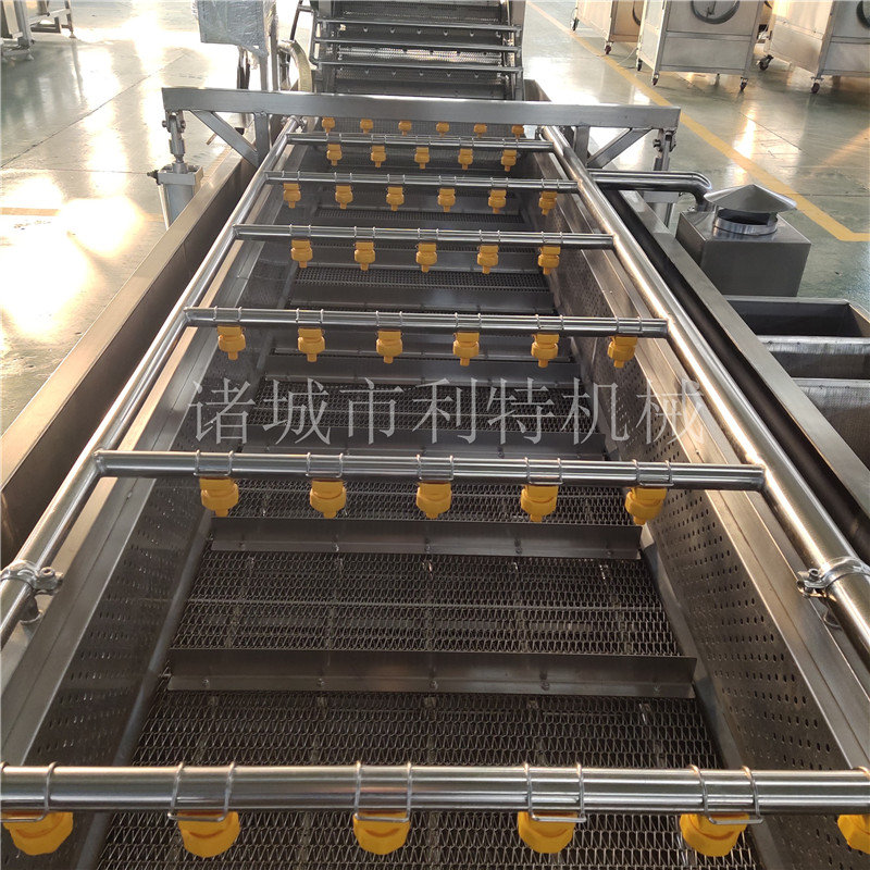 菠菜水浴清洗機(jī)  葉菜清洗機(jī)  蔬菜氣泡清洗線