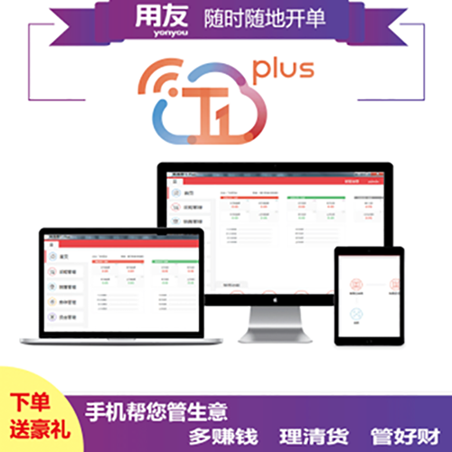 用友暢捷通T1plus批發(fā)零售普及版進(jìn)銷存軟件 單機(jī) 加密狗版 T1plus進(jìn)銷存軟件