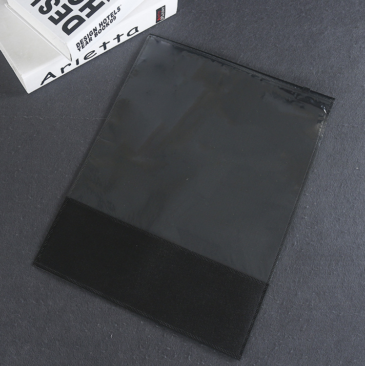 現(xiàn)貨定做無紡布服裝拉鏈袋 衣服自封袋 內(nèi)衣褲包裝袋透明塑料袋 拼接無紡布服裝拉鏈袋