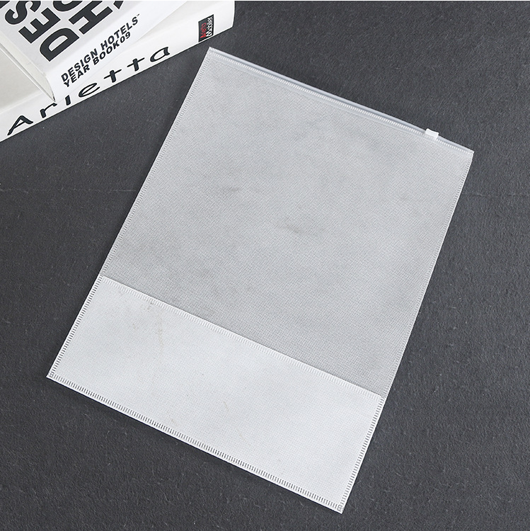 現(xiàn)貨定做無紡布服裝拉鏈袋 衣服自封袋 內(nèi)衣褲包裝袋透明塑料袋 拼接無紡布服裝拉鏈袋