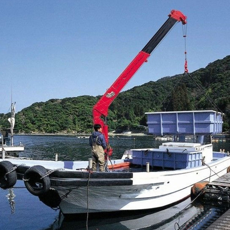 船吊 供應(yīng)碼頭港口船吊起重機 漁船用伸