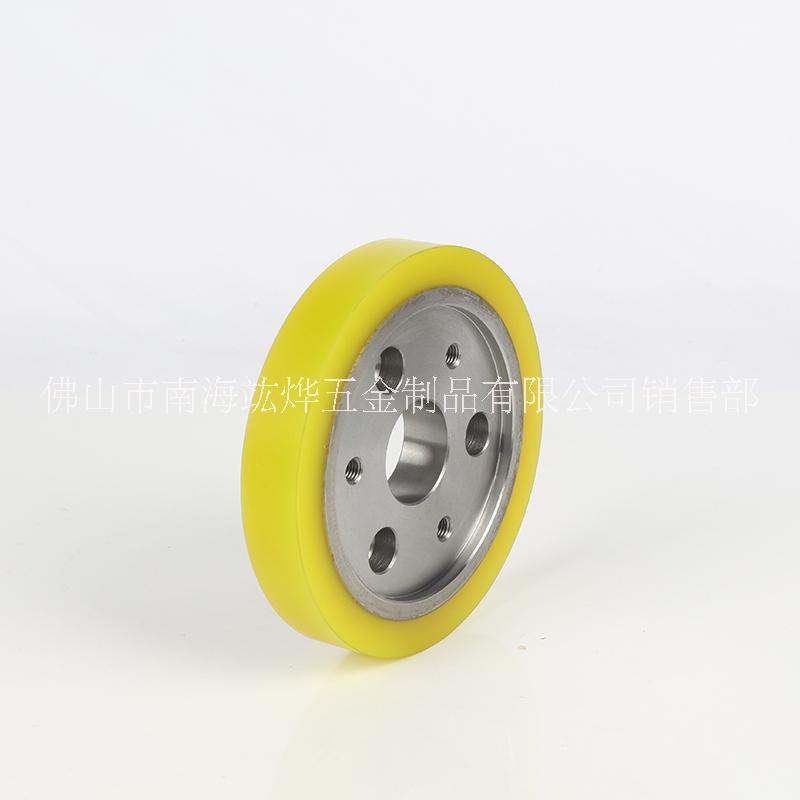 現(xiàn)貨供應(yīng)木工機(jī)械送料輪 振達(dá)機(jī) 六孔膠輪 耐磨膠輪