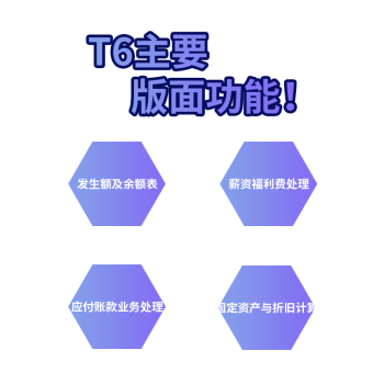 用友暢捷通T6企業(yè)管理ERP系統(tǒng)（總賬+報表+固定資產） 2用戶