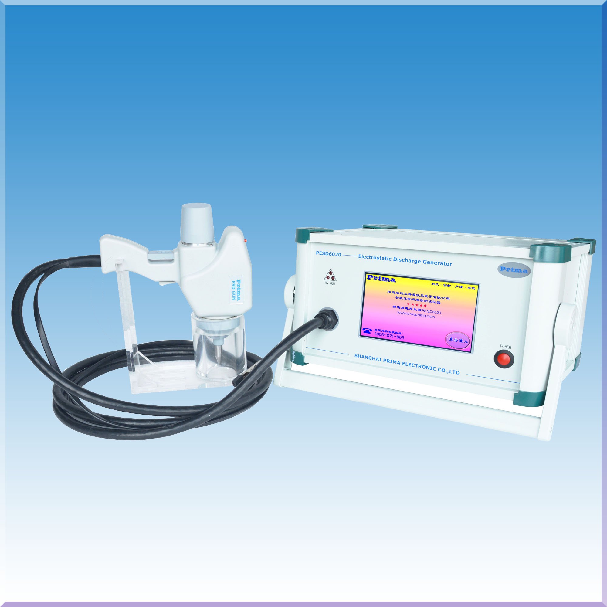 普銳馬靜電放電發(fā)生器,ESD61002TB，廈門(mén)靜電放電發(fā)生器樣機(jī)