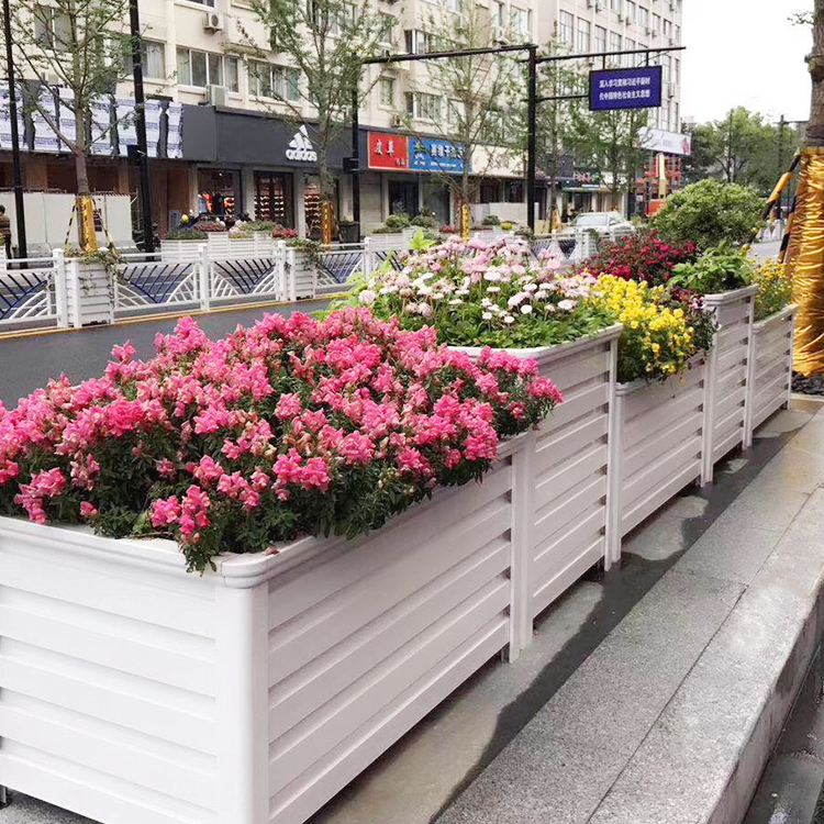 市政道路景觀綠化鋁合金組合花箱 機械成型牢固耐用 廠家定制直銷