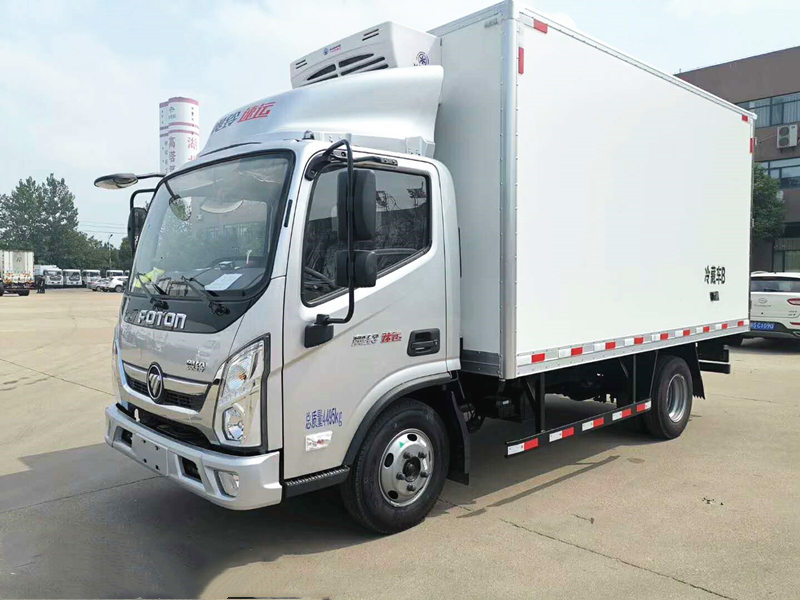 福田奧鈴速運(yùn)冷藏車 藍(lán)牌冷藏車
