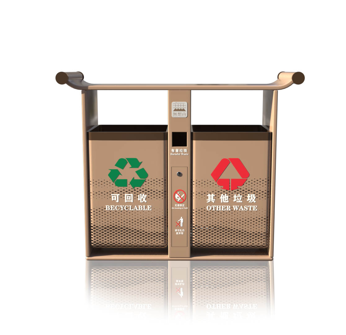 戶外可定制垃圾分類箱，垃圾分類房，垃圾回收桶，資源回收站點(diǎn)，垃圾投放站