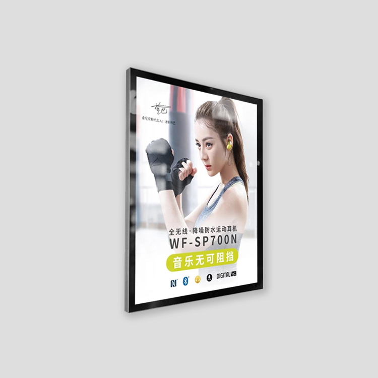 吊掛式直角超薄燈箱、發(fā)光海報夾、發(fā)光相框