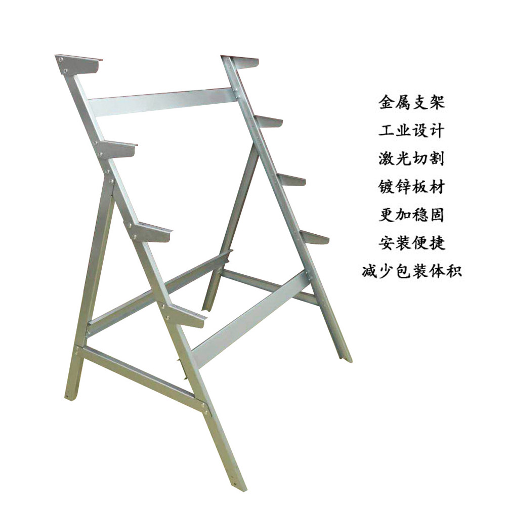 幸運(yùn)買(mǎi)家無(wú)土栽培設(shè)備管道水培蔬菜花卉陽(yáng)臺(tái)立體40棵菜金屬種植架 a架立體種植設(shè)備